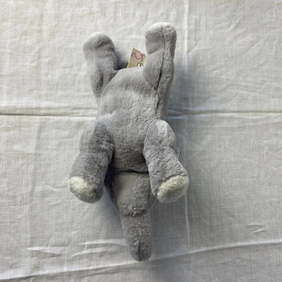 Steiff Soft Cuddly Friends ELNA ELEPHANT 064074 Stuffed Animal Plush Button Ear - Picture 9 of 13